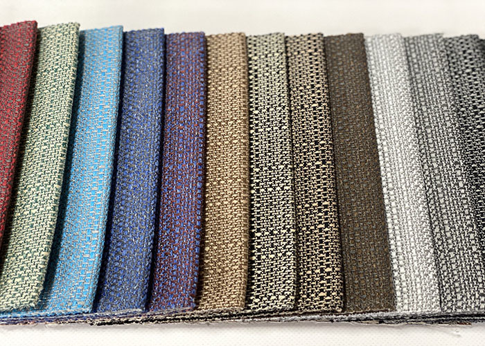 Ripstop 100 Polyester Upholstery Fabric 330gsm Plain Linen Fabric