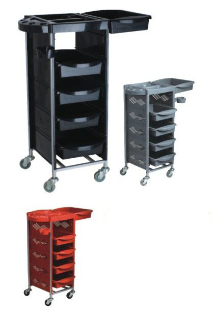 Cosmetology Rolling Beauty Cart , Durable Beauty Salon Carts For Stylist