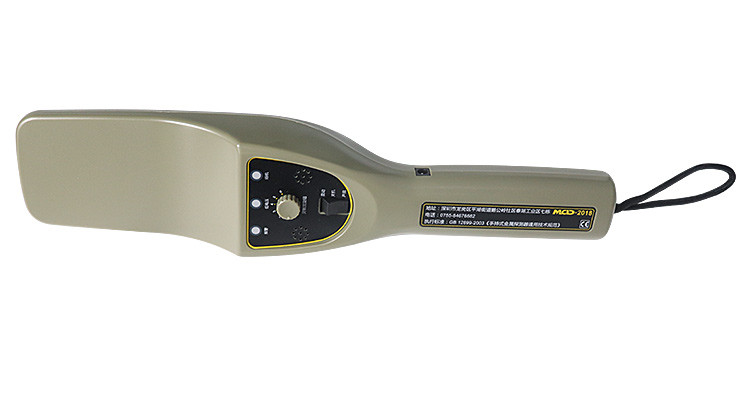Light Weight Reliable Handheld Metal Detector 100KHz Detection Frequency MCD-2018