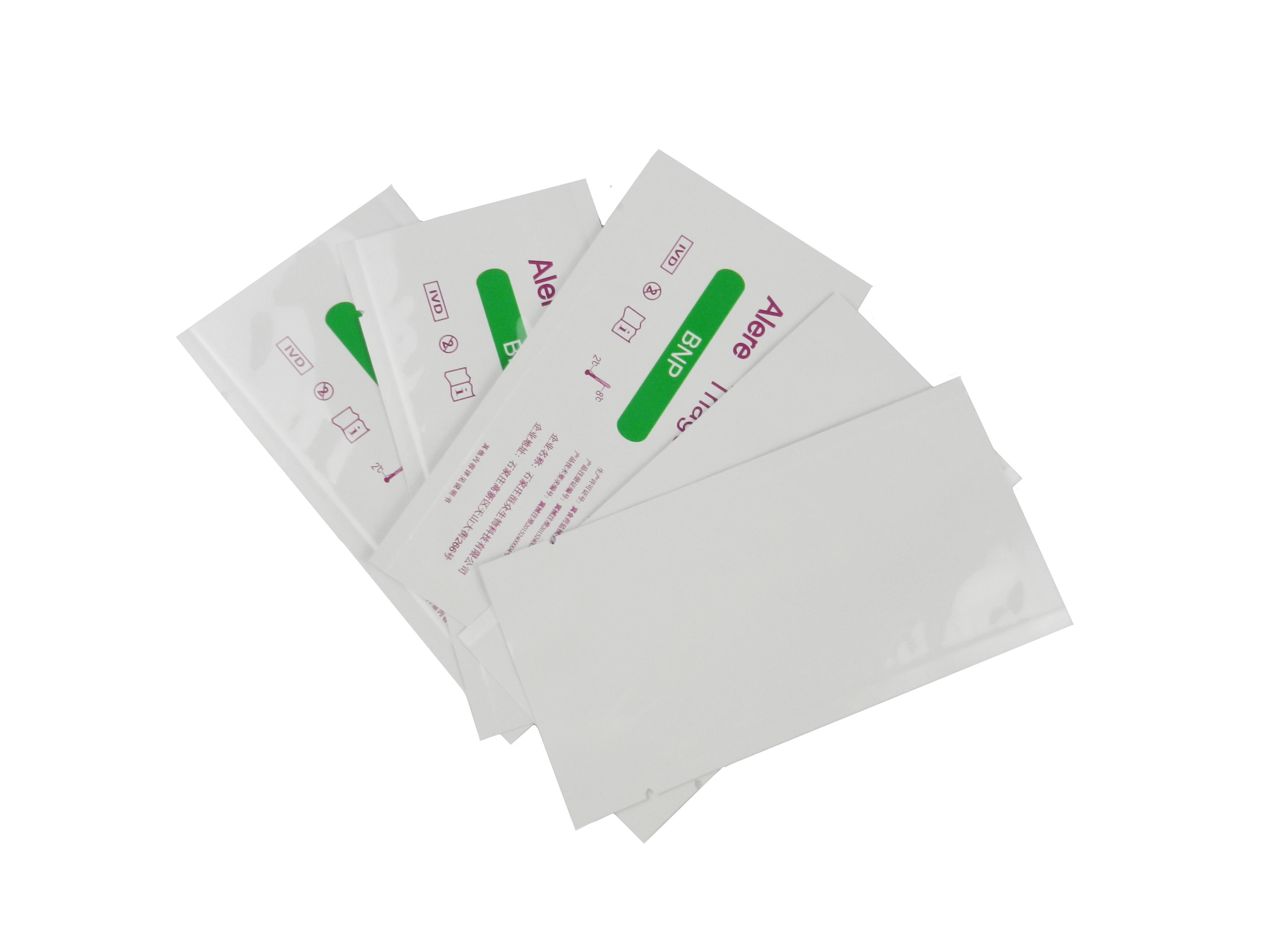 Medical Testing Reagent Packaging Aluminum Foil Ziplockk Bag 3 Side Seal Sachet