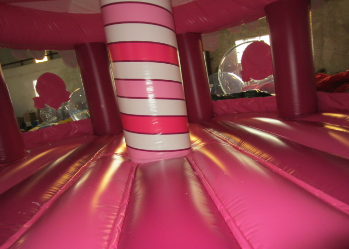 Round inflatable jumping house Merry-go-round inflatable bouncer inflatable princess bouncy castle