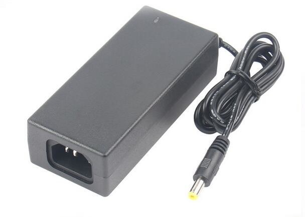 CCTV Camera Desktop Power Adapter C8 2 Pin With PC Material , 50000hours Long Life