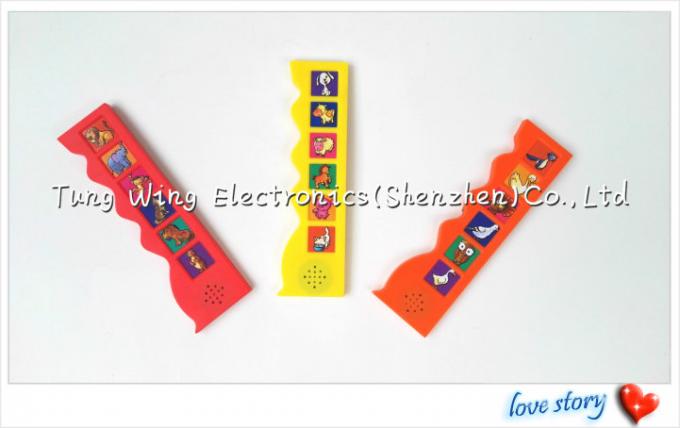 Educational Red 8 Button Small Sound Module Voice Recordable For Baby Sound Books