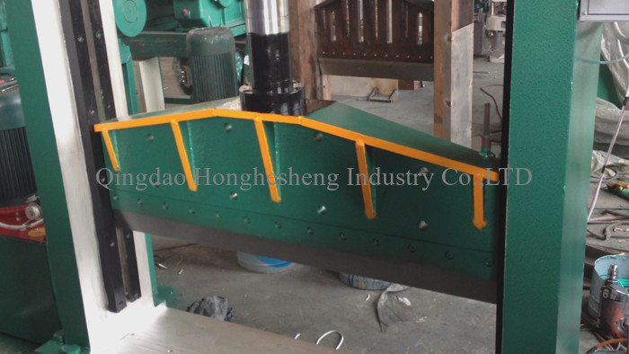 Single Knife Hydraulic Press Bale Cutter Rubber Cutting Machine