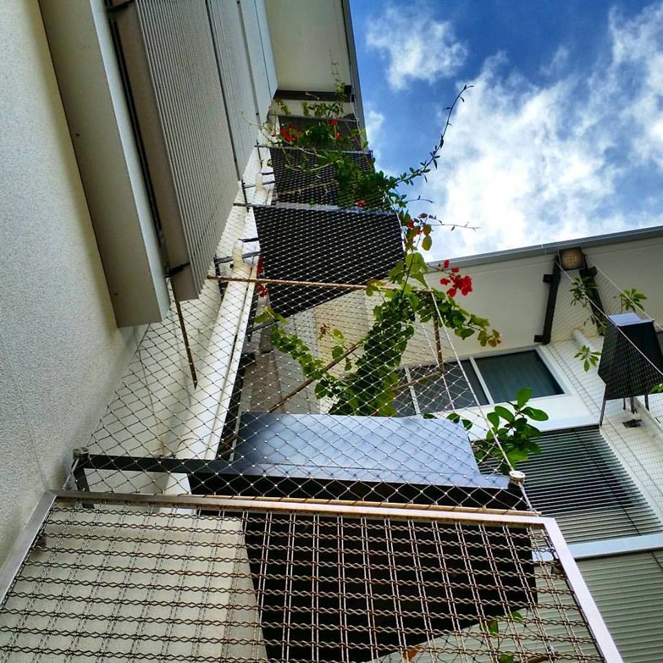 7x19 Green Wall Mesh