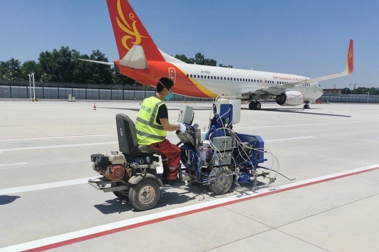 98:2 BPO Road Line Marking Machine Linemarking Equipment Waterproof
