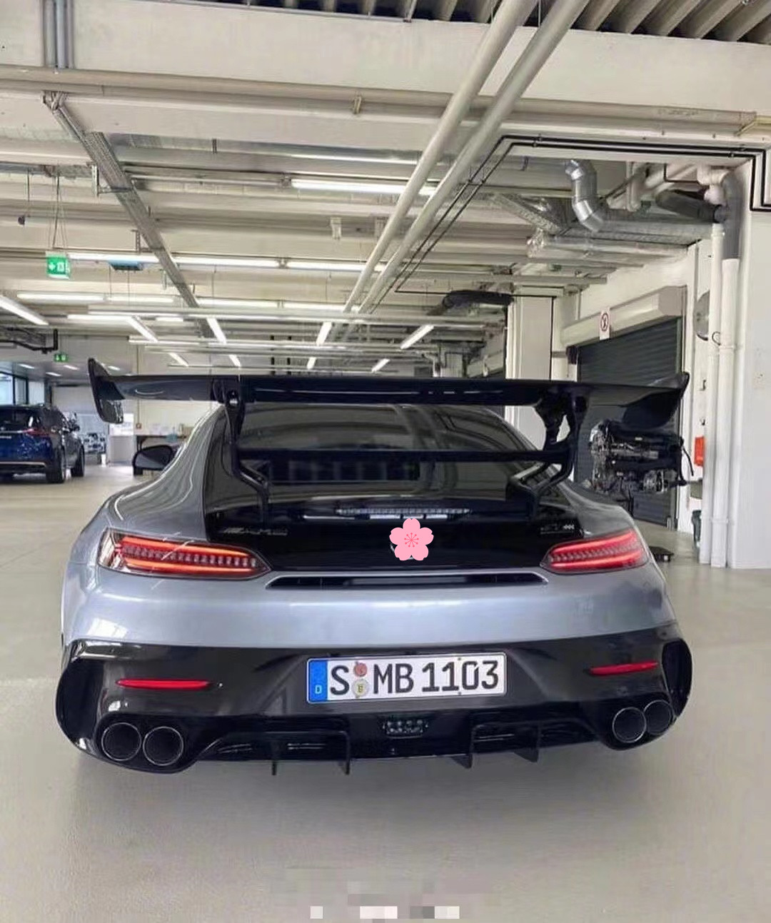 Auto Parts for Mercedes AMG GT GTC GTS Body Kit AMG GT Upgraded Black Series Style Front and Rear Bumper Spoiler Hood Body Kit
