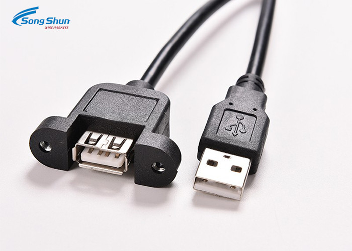 Copper Alloy USB Extension Wire 10m OHM Insulation Resistance 300mm Length
