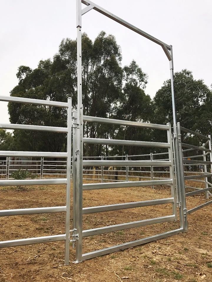 Portable Horse Pens For Sale Heavy Duty 6 Oval Rail - Cattle Yards Horse Panels Round