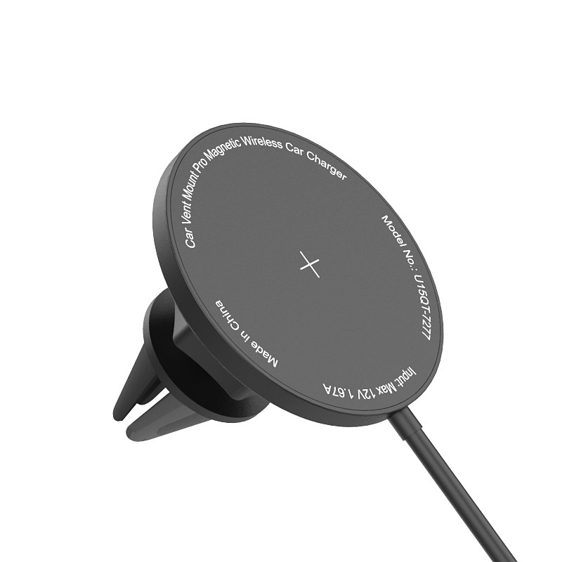 15W Magnetic Car Vent Mount Wireless Car Charger for iPhone 12 Series
