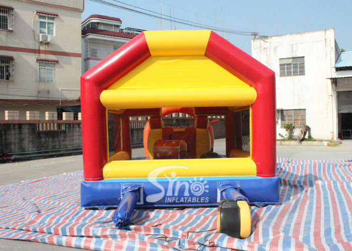 Commercial kids safari park inflatable jumping castle with slide coming with certified blower