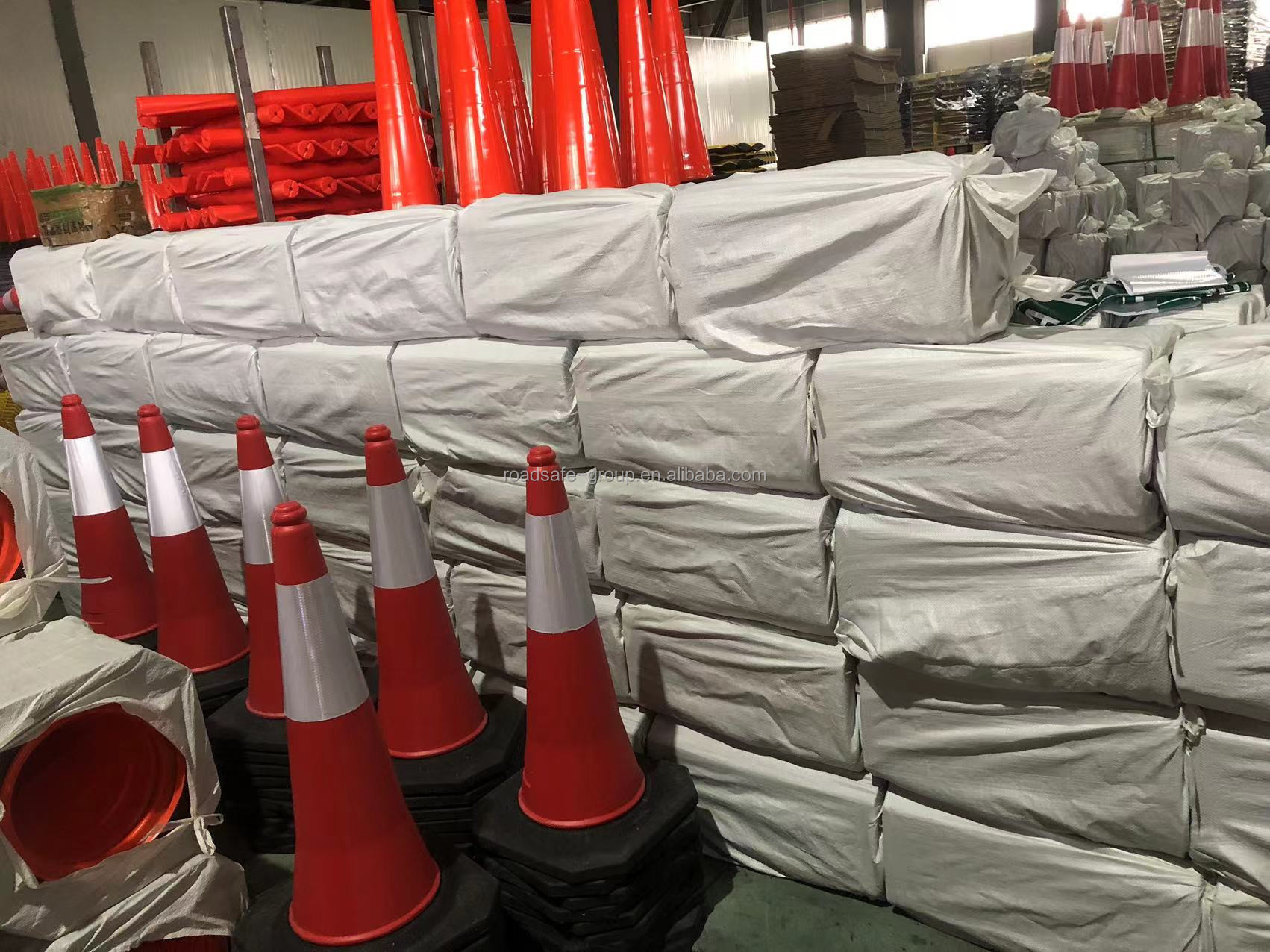 50cm 100cm Traffic Cone Emergency Cones PE Heavy Duty Safety Cones
