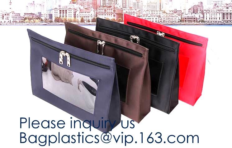 Locking Security Money Bag Cash Bank Deposit Bag with Two Keys Bank Security Deposit Bags Cash Bag With Locking bagease