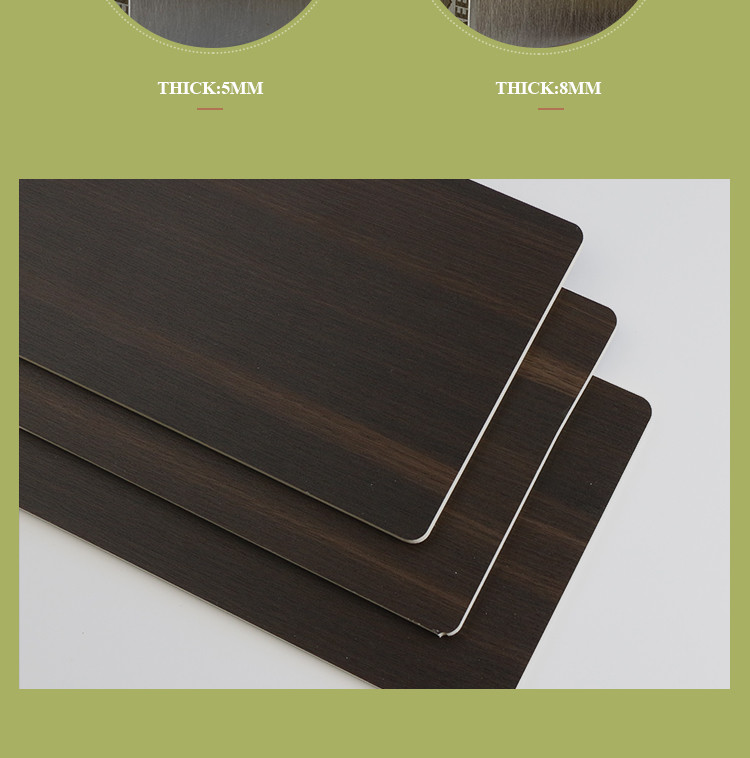 5mm 8mm Interior Decorative Bamboo Fiber Wall Panel ISO9001