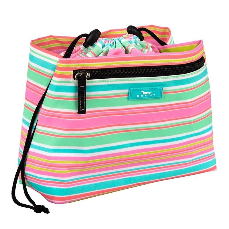 Makeup & Cosmetic Bag, Cinch-Top Closure, 4 Open Pockets, Water Resistant