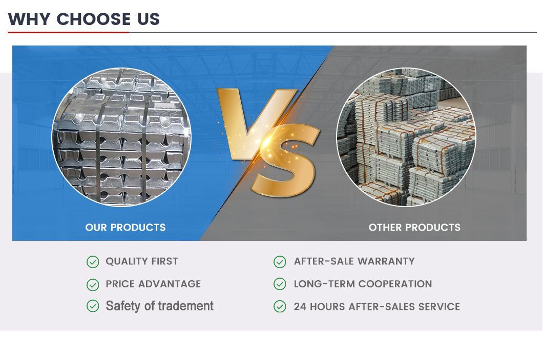 Factory Low Price Pure Zinc Ingot Zn99.99% Zn99.995% Zn99.5% in Stock