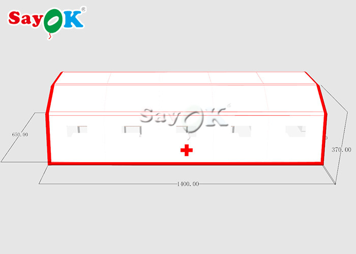 Inflatable Shelter Tent Gaint Fast Built Inflatable Air Tent To Set Patients CE SGS ROHS
