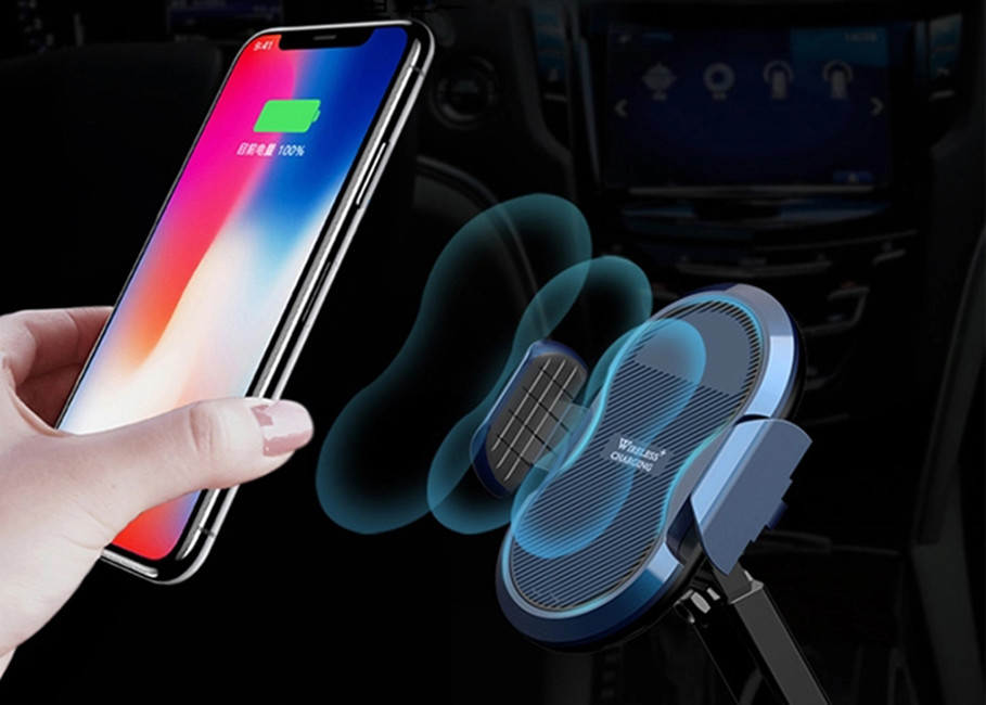10W Compatible With Android Iphone Wireless Charger , QI Wireless Phone Charger