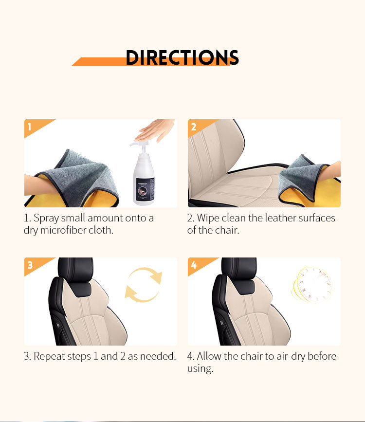 Mildewproof Cream Leather Sofa Cleaner For Car Seat Stubborn Stain
