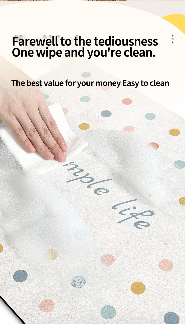 Stocked Soft Diatomite Anti Slip Absorbent Kitchen Drain Dish Coffer Bar Quick Drying Mat