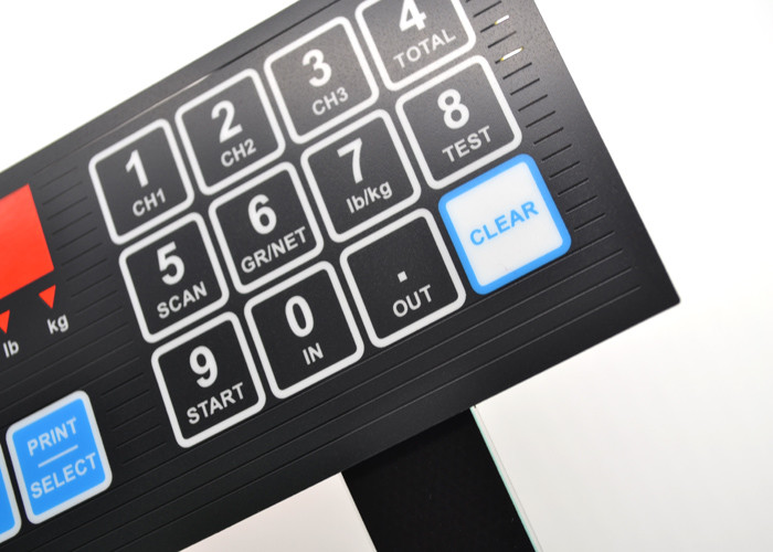 Flat Type Single Shielding Sealed Membrane Switches With Trasparency Window