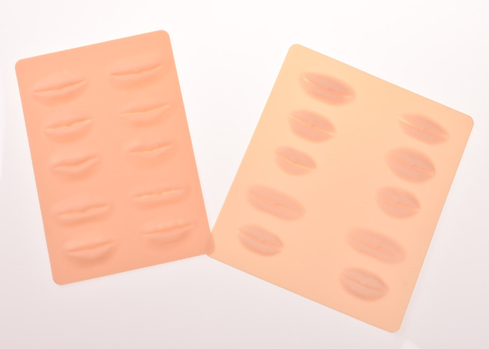 3D & 4D Soft Silicon Lips Permanent Makeup Practice Skin For Makeup Training
