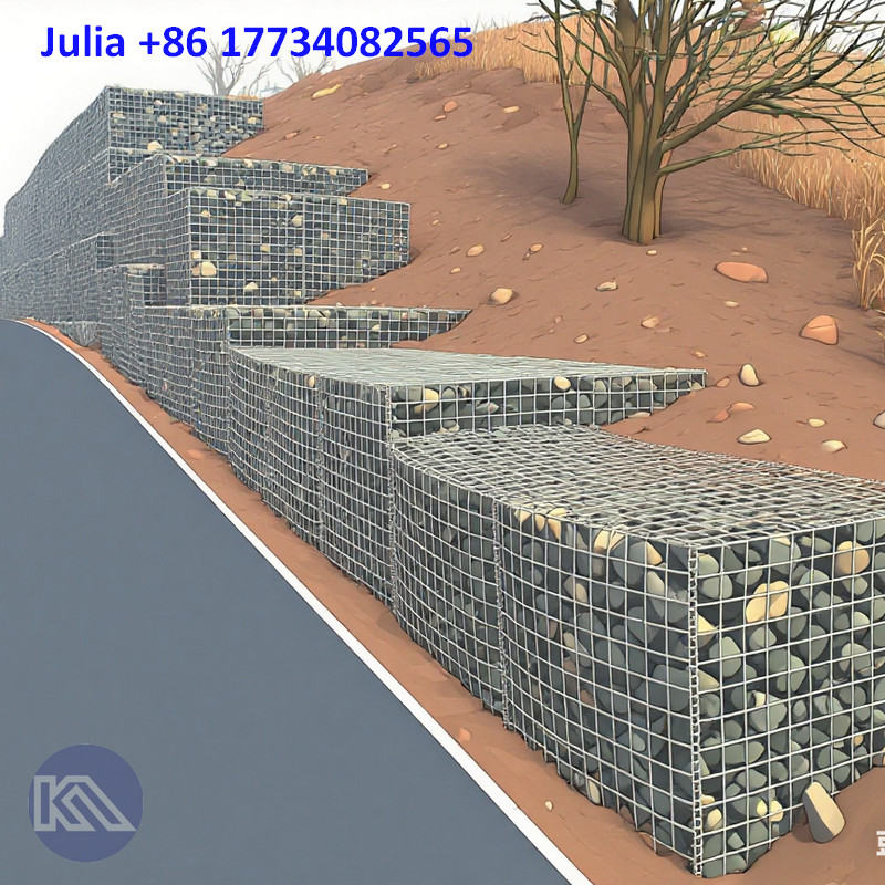 Customized Flexible Gabion Retaining Wall Corrosion Resistant