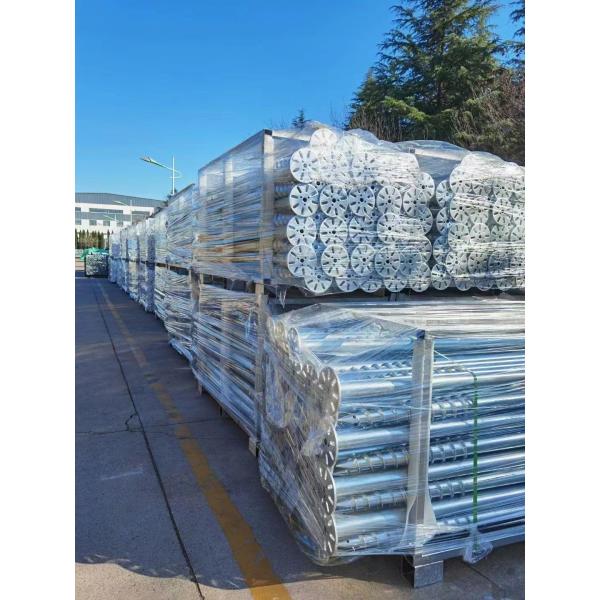 Galvanized Helical Ground Screw Pile Pole Anchor In Foundation Solar Enery System