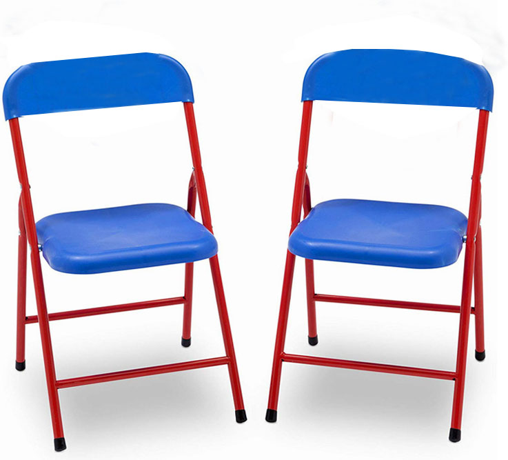 Metal Kids Folding Table And Chairs Set Easy Removal Advantage Main Material Metal
