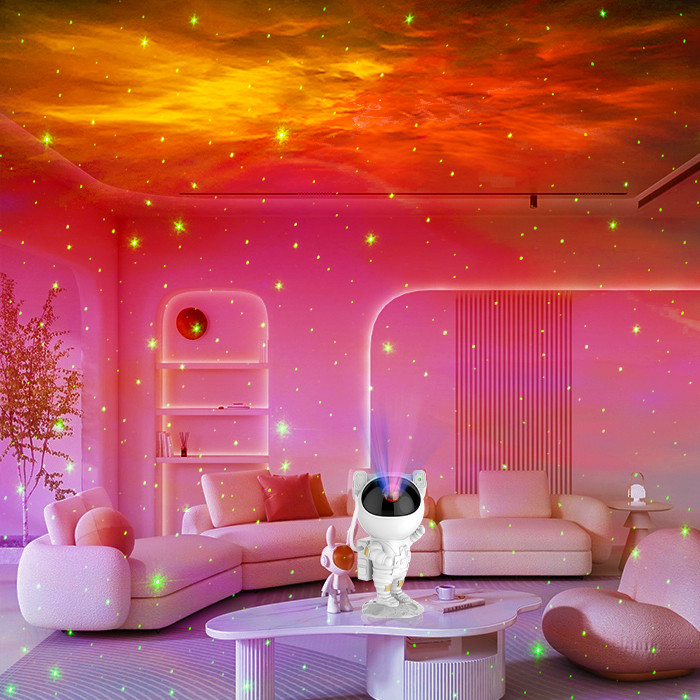 Multiscene Galaxy Light Projector , Birthday Party Astronaut Starry Sky Projector
