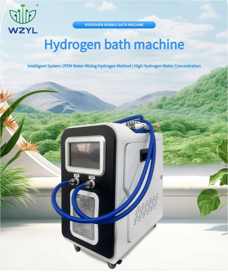 SPA Shower Hydrogen Bath Filter Anti-Aging Molecular Hydrogen And Oxygen Water Machine Nano Bubble For Ionic SPA Bath Weizi