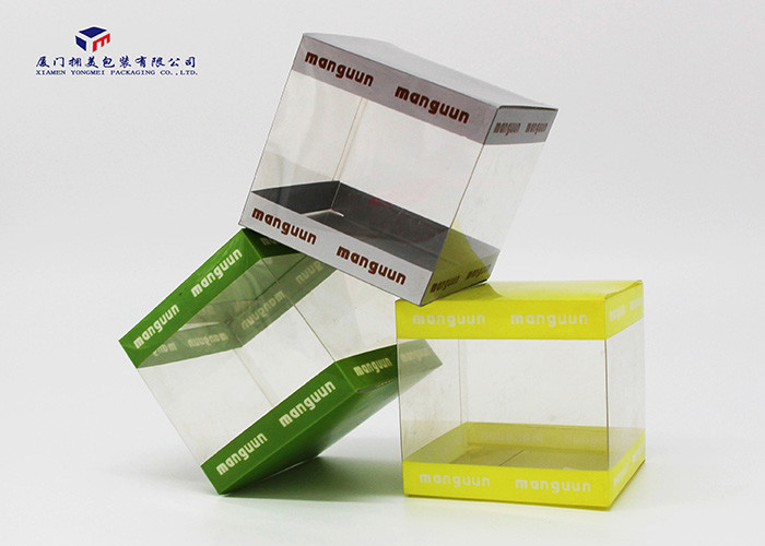Super Clear Small Plastic Packaging Boxes, Plastic Retail Boxes Square Shape