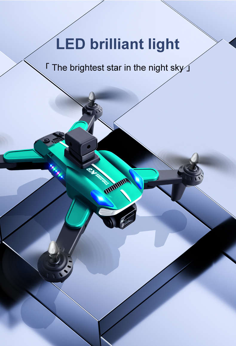 K8 Pro Drone With 4k Dual Camera Wifi Fpv Optical Flow Positioning Four-way Obstacle Avoidance Dron Rc Quadcopter