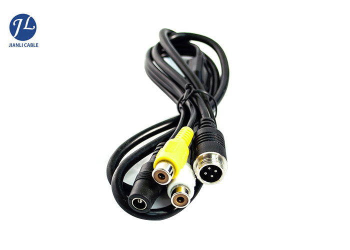 Pure Copper 4Pin GX12 Aviation Cable Female To Male Vehicle Monitoring System