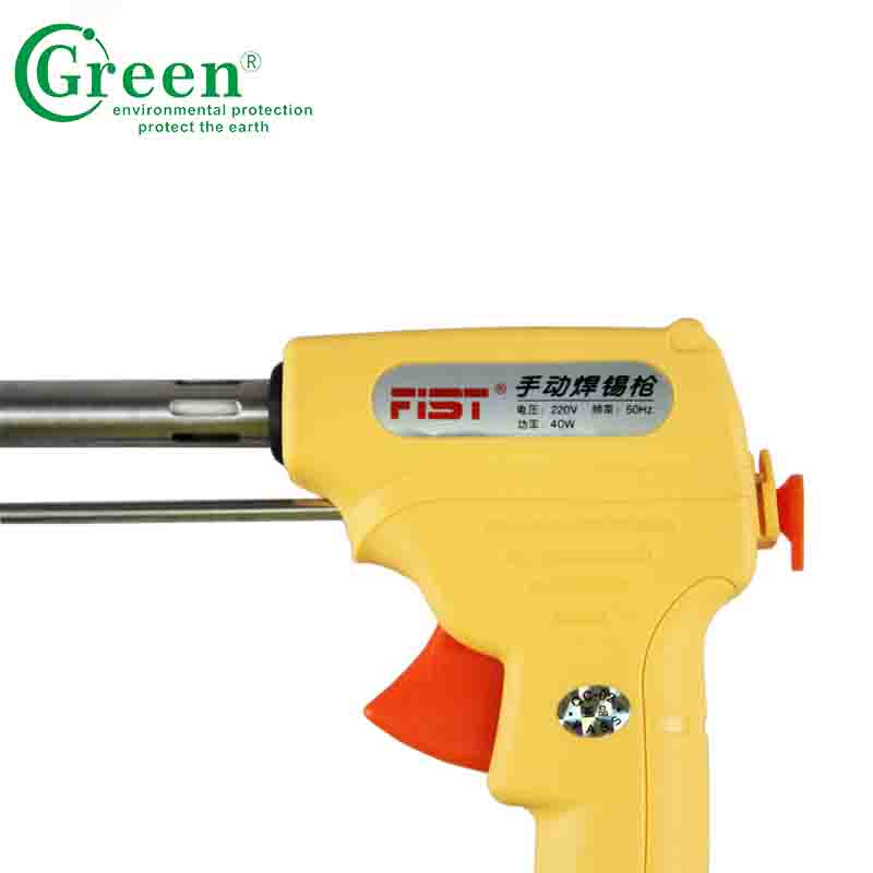 Self Feed Automatic Electric Soldering Iron Gun Plastic / Metal Material 200-450 Celsius