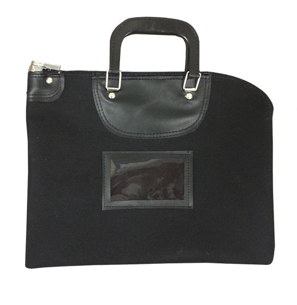 Quality 11X6 Inch Canvas Zipper Bank Bags for sale