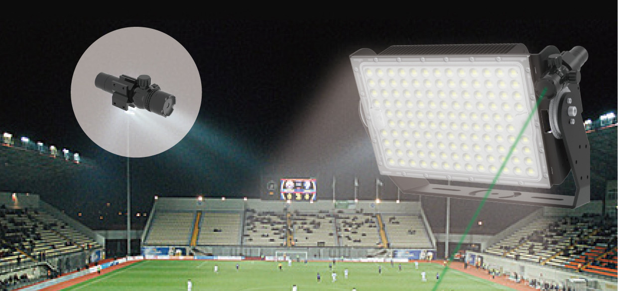 Terminal Tennis Court Led Flood Lamps 30° 60° 90° 170lm/w 600w