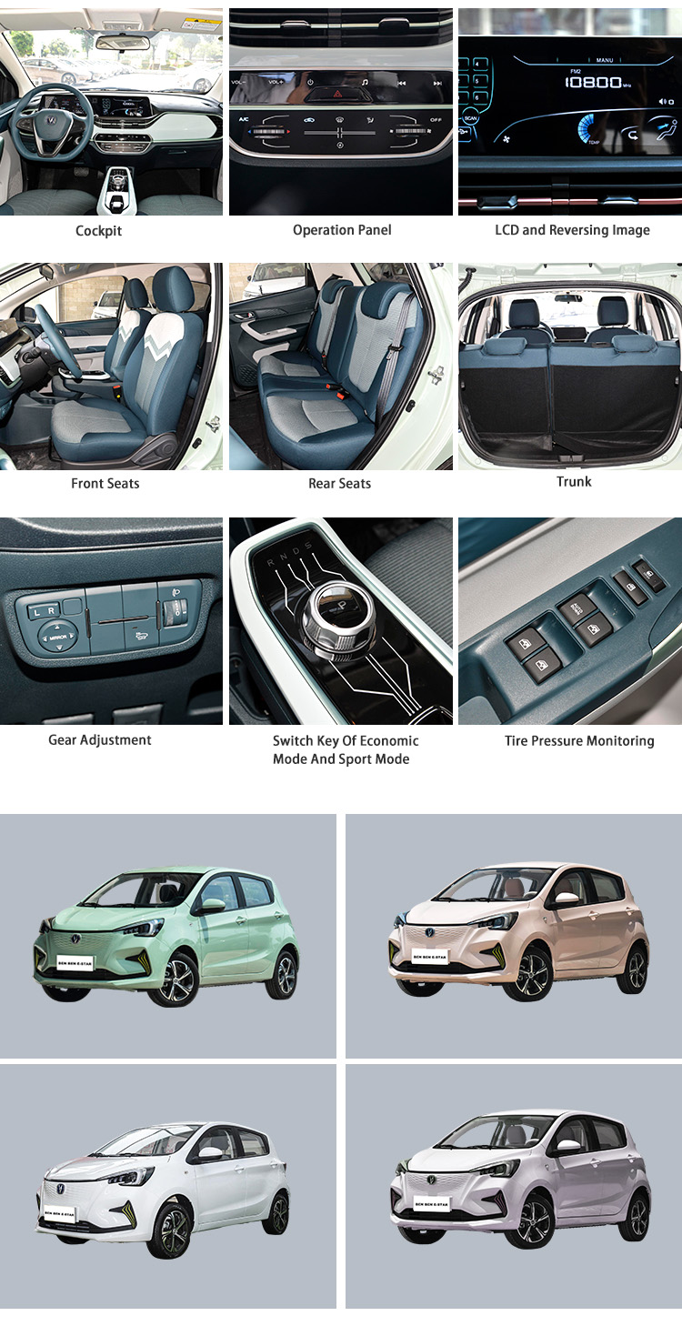 4wd Changan Used Car 5 Seater Mini Car Vehicles Pure New Energy