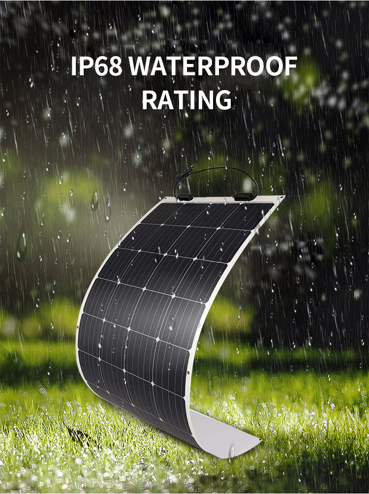 50W High Flexible Solar Powered Panel Half Cell System For Home