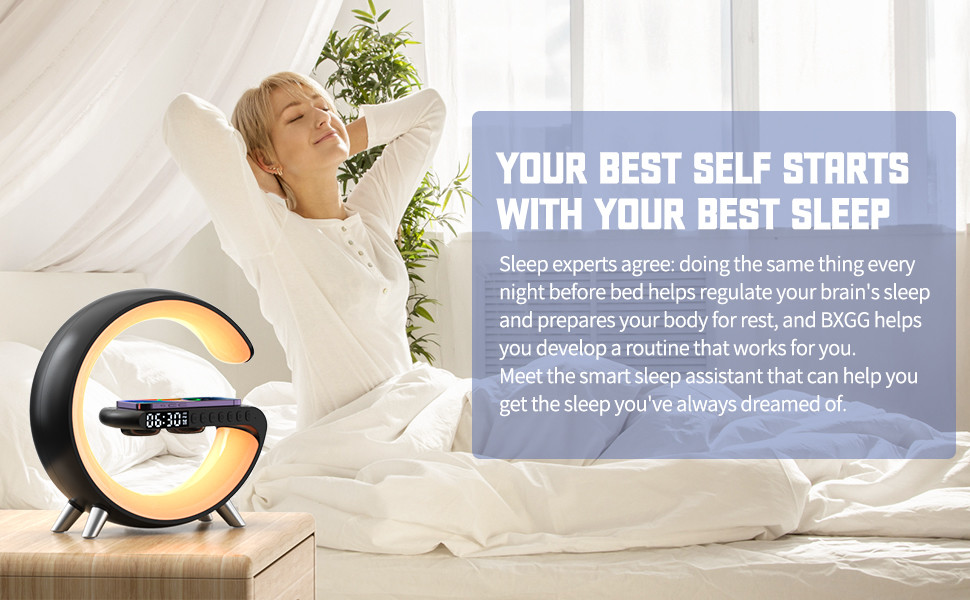 With LED With Clock With Speaker With Bluetooth Wireless Charger Fast 15W