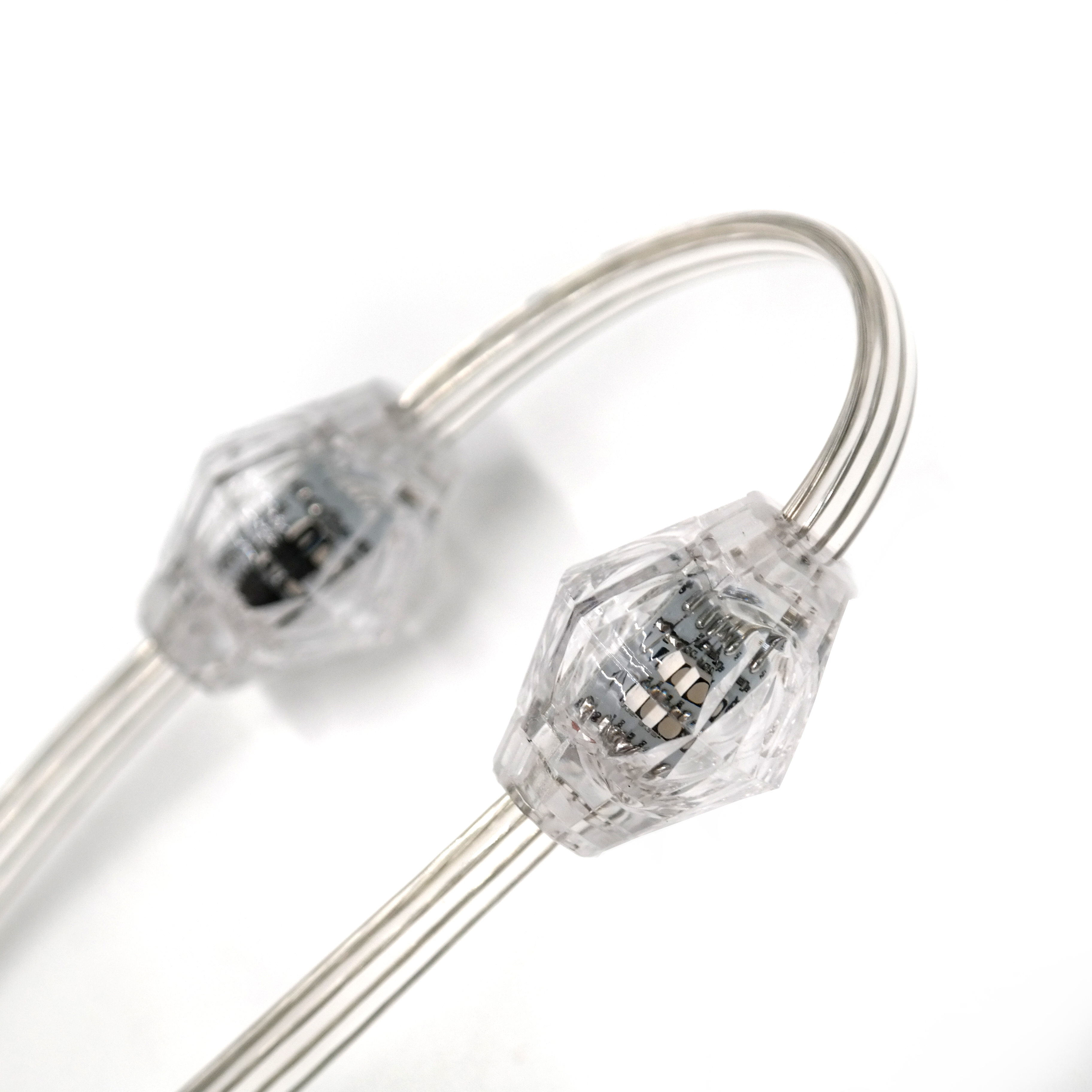 3D diamond shaped diamond lamp Tri-Color Waterproof LED Decorative Lights