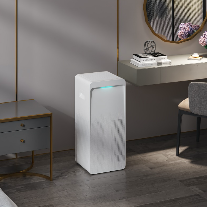 2020 high quality EPI602 compact design high-end true HEPA portable UV HEPA filter home air purifier CADR 600m3/h 350C