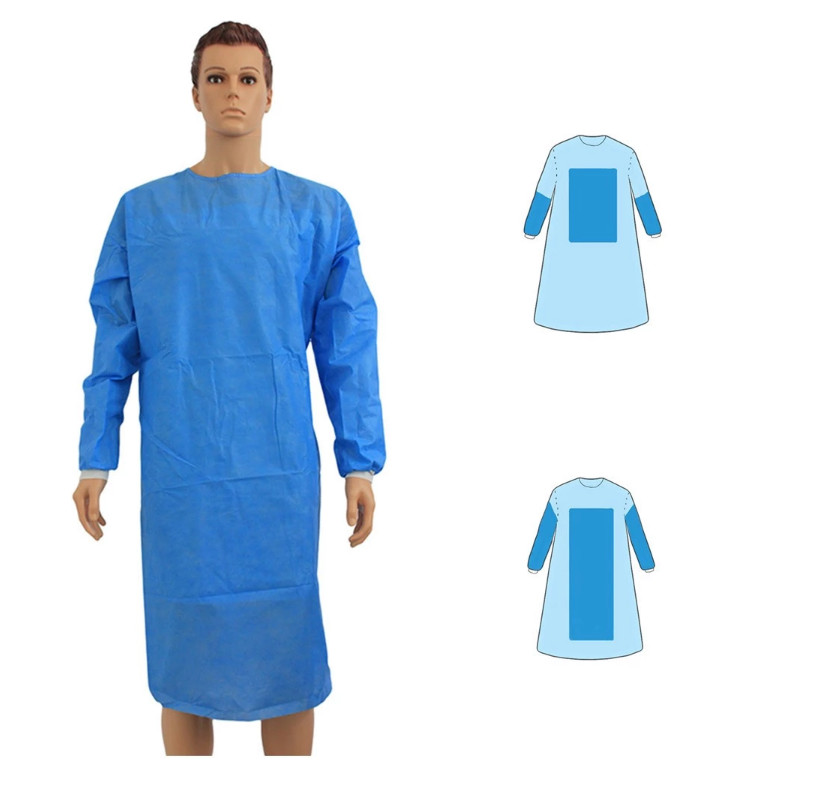 50gsm Antistatic Antibacterial Sterile Surgical Gown