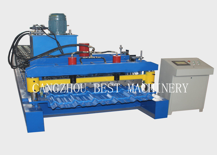 Color Steel Versatile Roll Forming Machine PPGI Material With Hydraulic Cutting Type