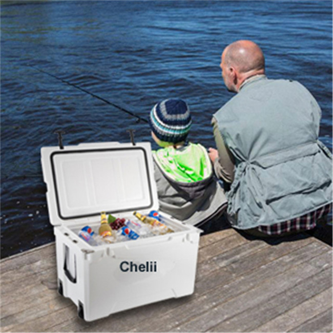 Reusable Rotomolded Ice Box Cooler Plastic Hard 40QT