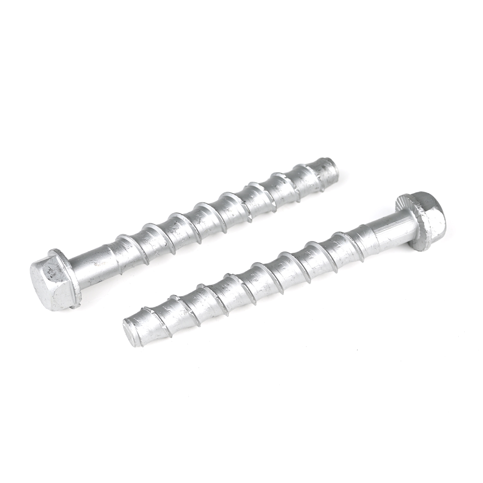 5/8x6'' Stainless Steel Hex Self Tapping Concrete Screw Anchor Bolts for Guardrail Fixing