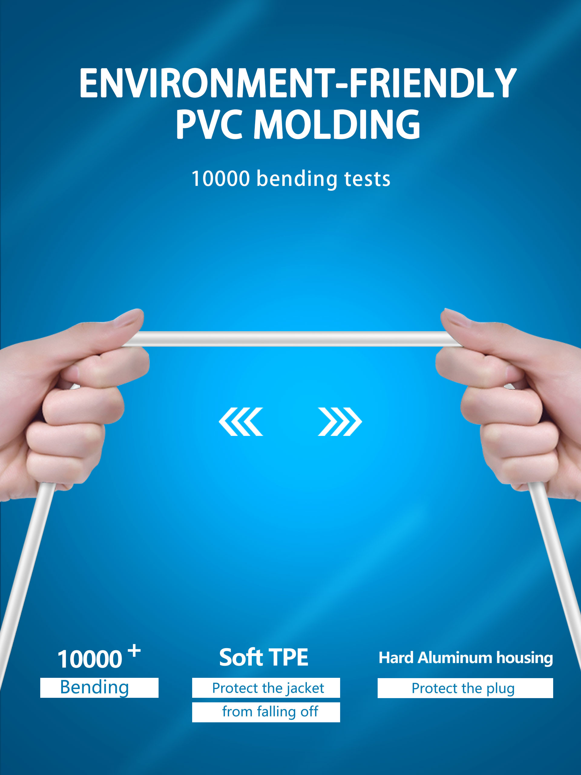 Gen2 10Gbps Usb 3.1 Type C Cable , 100W PD 2M 4k Uhd Cable