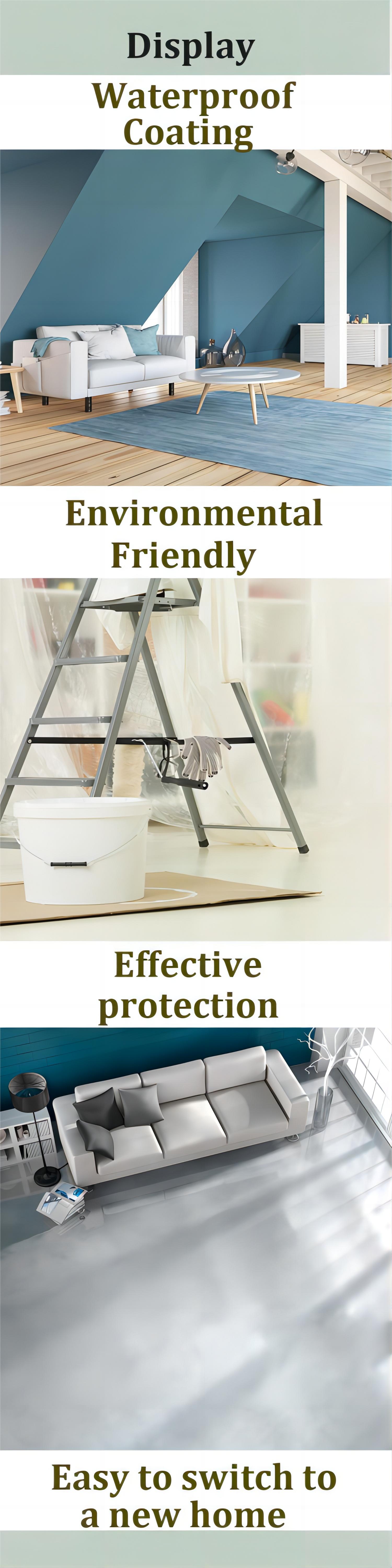White Silicone Waterproof Coating Great for Flat or Sloped Roof and Indoor Wall Usage
