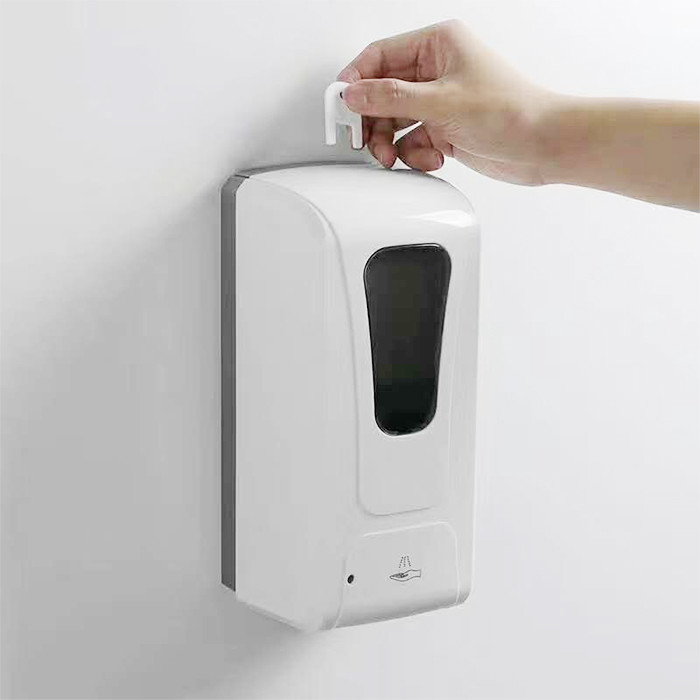 Abs Material Automatic Sensor Hand Sanitizer Dc And Battery Power Dispenser wall mounted dispener bathroom dispenser