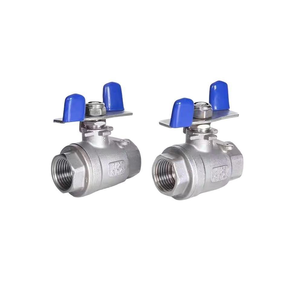 Stainless Steel Thread Full Bore Floating Ball 2PC Ball Valve